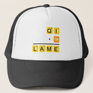 QI ist LAHM! Truckerkappe