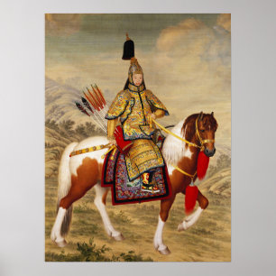 Qianlong Kaisers Grand Review Fine Art Poster