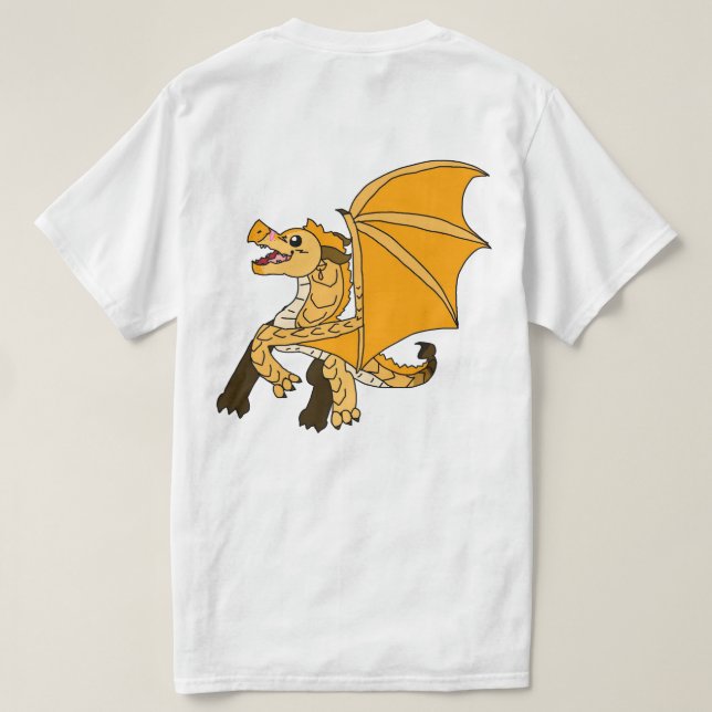 Qibli Wings of Fire T-Shirt  (Design Rückseite)