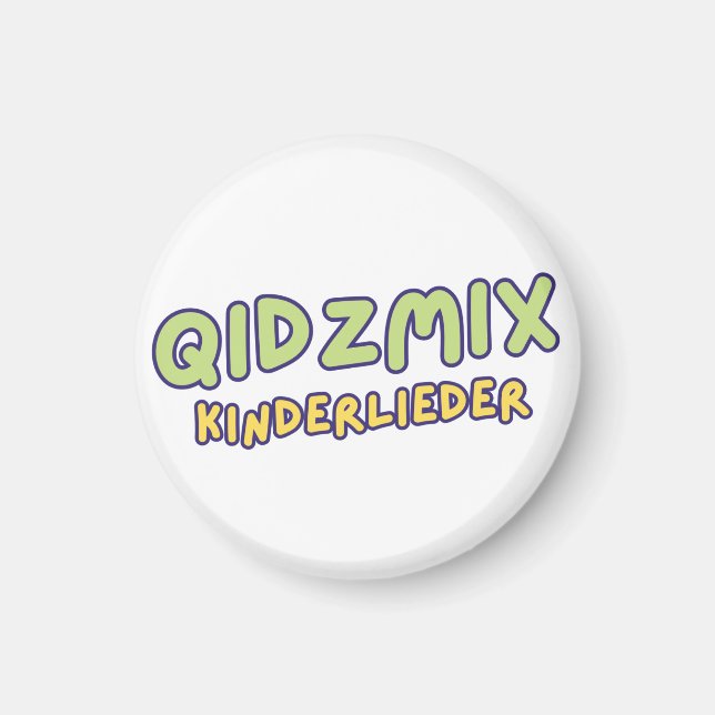 QidzMix Logo Magnet (Vorne)