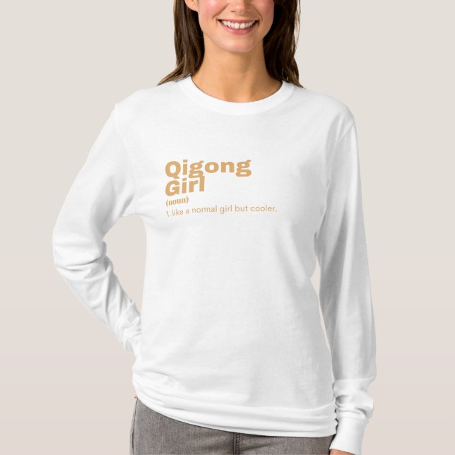 Qigong Girl - Qigong T-Shirt (Vorderseite)
