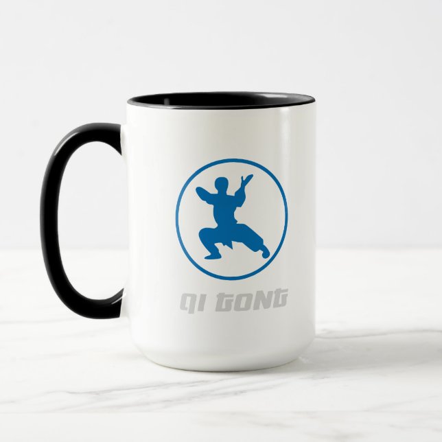 Qigong-Kampfkunst-Design Tasse (Links)