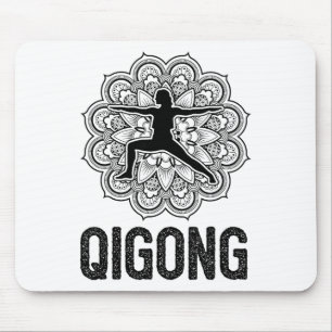 Qigong Yin Yang Kampfsport Tai Chi Yoga Meditation Mousepad