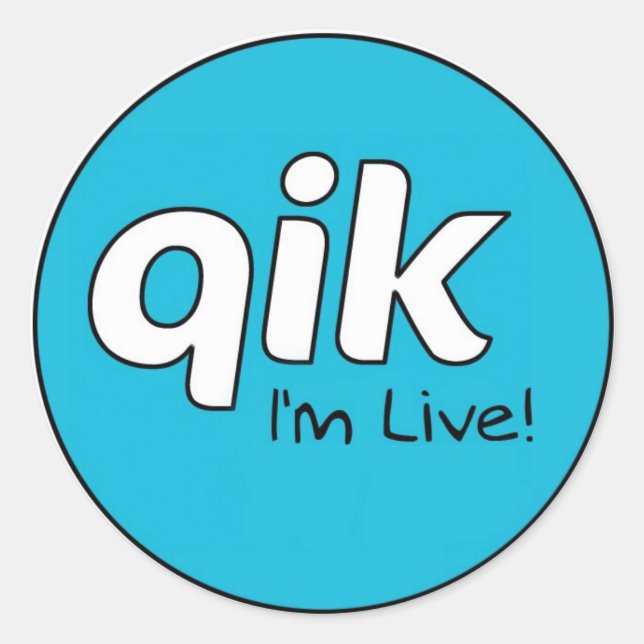 Qik Stickers (Vorderseite)