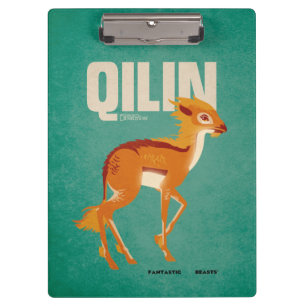 Qilin Vintage Grafik Klemmbrett