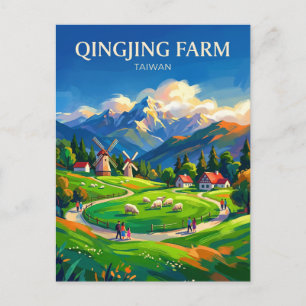 Qingjing Farm Taiwan Postkarte