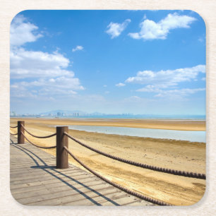 Qinhuangdao Hebei, China Rechteckiger Pappuntersetzer