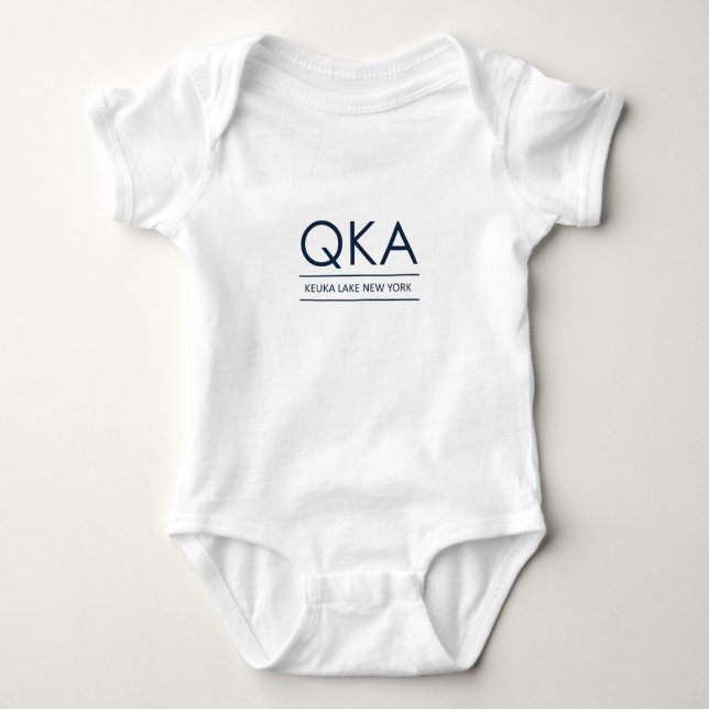 QKA Keuka See New York Baby Strampler (Vorderseite)