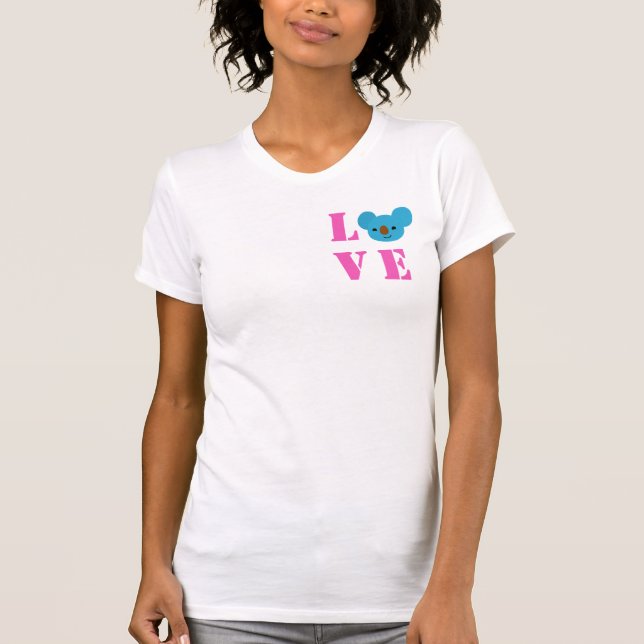 Qkids Teacher Shirt Koby Liebe Kleines Logo (Vorderseite)