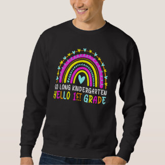 QmLX So Long Kindergarten Hallo 1. Klasse zurück Sweatshirt