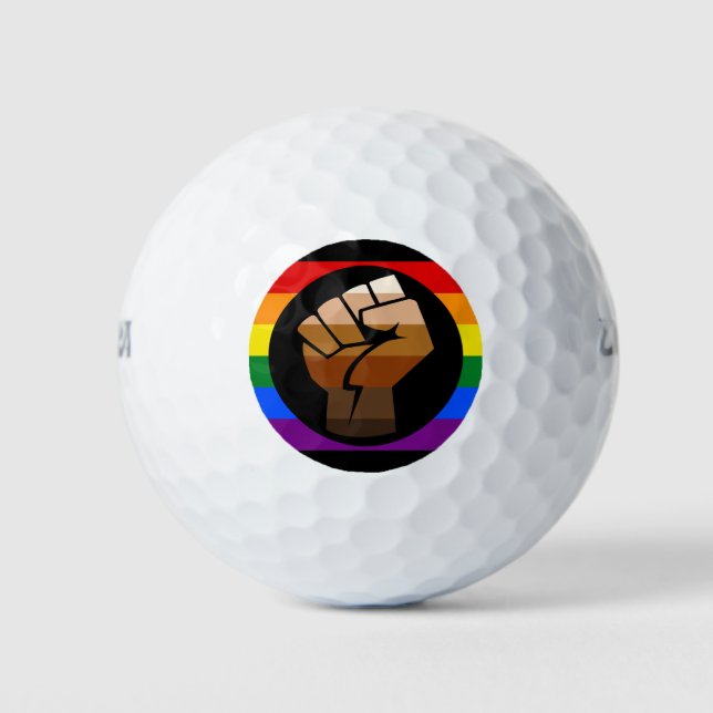 QPOC Pride Golfball (Vorderseite)