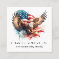 *~* QR AP16 American Flag USA . Bald Eagle