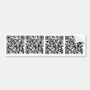 QR-Code \1 Autoaufkleber