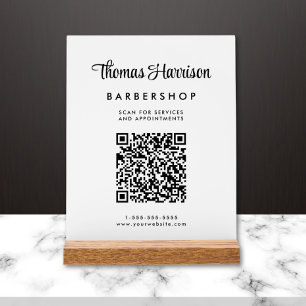 QR-Code Acrylschild