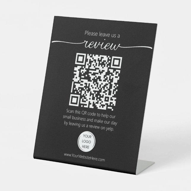 QR-Code Anfrage für die Überprüfung kleiner Untern Sockelschild (Vorderseite)