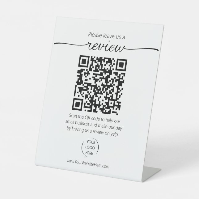QR-Code Anfrage für die Überprüfung kleiner Untern Sockelschild (Vorderseite)