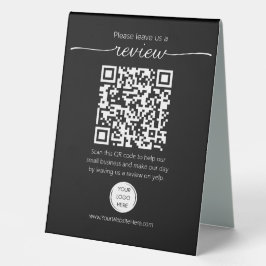 QR-Code Anfrage für die Überprüfung kleiner Untern Tischaufsteller