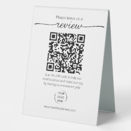 QR-Code Anfrage für die Überprüfung kleiner Untern Tischaufsteller