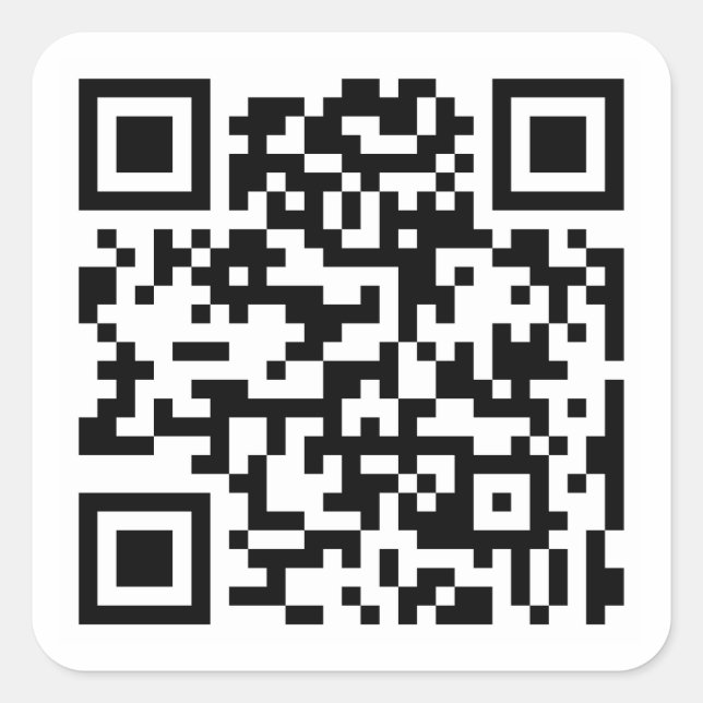 QR-Code - Aufkleber (Vorderseite)