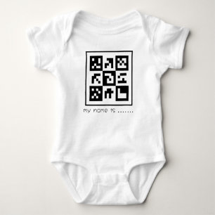 qr Code Baby Strampler