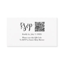 QR-Code Babyduschenkarte