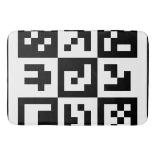 qr Code Badematte