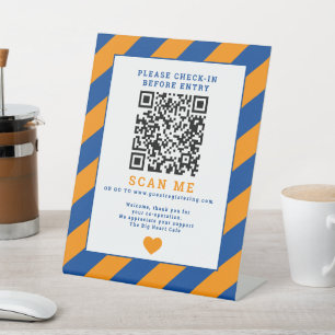 QR Code Balayage-moi Enregistrement panneau commer