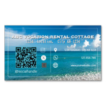 QR Code Beach Eleganter Wellness-Center Travel
