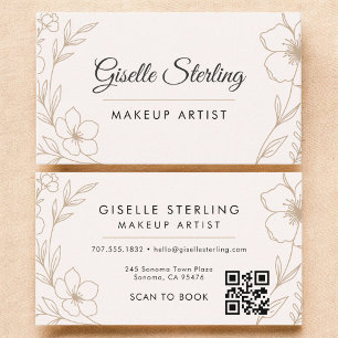 QR Code Beauty Visitenkarte