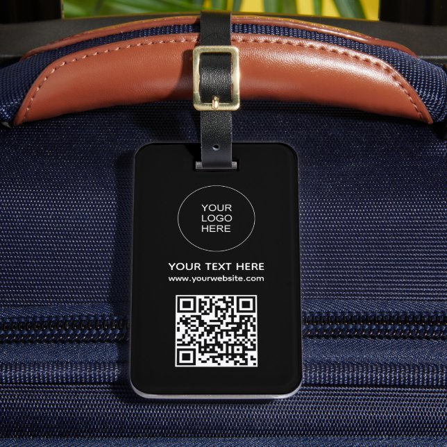 QR-Code Benutzerdefinierter Website-Adresse Scan d Gepäckanhänger (Vorderseite Insitu 2)