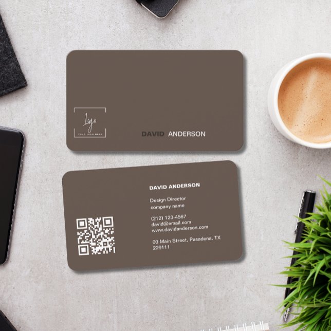Qr Code Beruflich Business-Logo Modernes, stilvoll Visitenkarte (Von Creator hochgeladen)