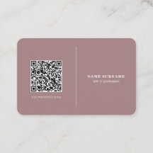 QR-Code beruflich minimalistischer Social Media Cl