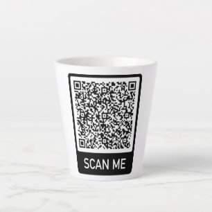 QR-Code - Berufliche Personalisierte Moderne scann Milchtasse