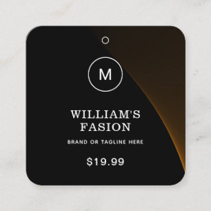 QR-Code   Blue Cloud Label Price Hang Tag