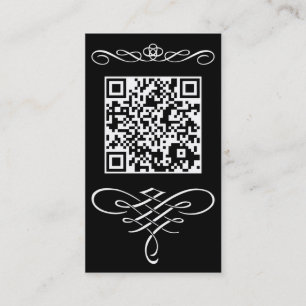QR Code blühen Visitenkarte