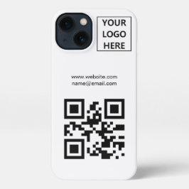 QR-Code-Branding für Business-Logos einfach iPhone Hülle