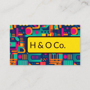 QR Code Business Card für moderne Webtechnologie Visitenkarte