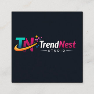 QR code Business Card  Quadratische Visitenkarte