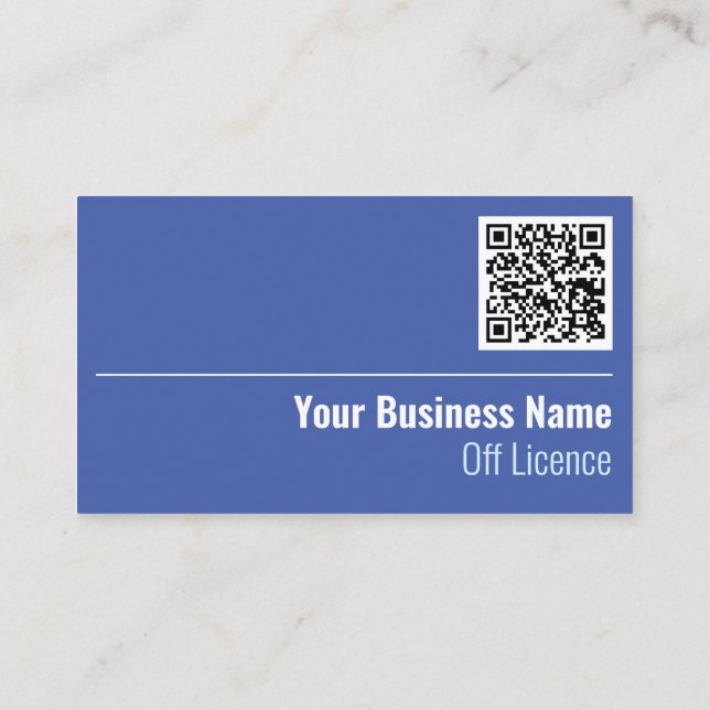 QR-Code-Business-Karte deaktivieren Visitenkarte (Rückseite)