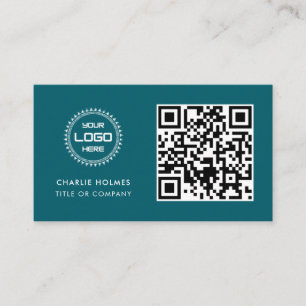 QR-Code-Business-Logo   Beruflich und modern Visitenkarte
