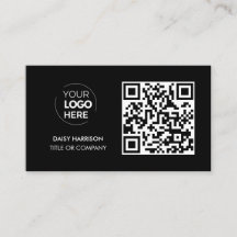 QR-Code-Business-Logo | Black Modern Beruflich