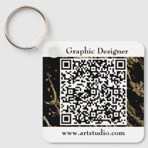 QR-Code Business Marketing Werbeaktion Schlüsselanhänger