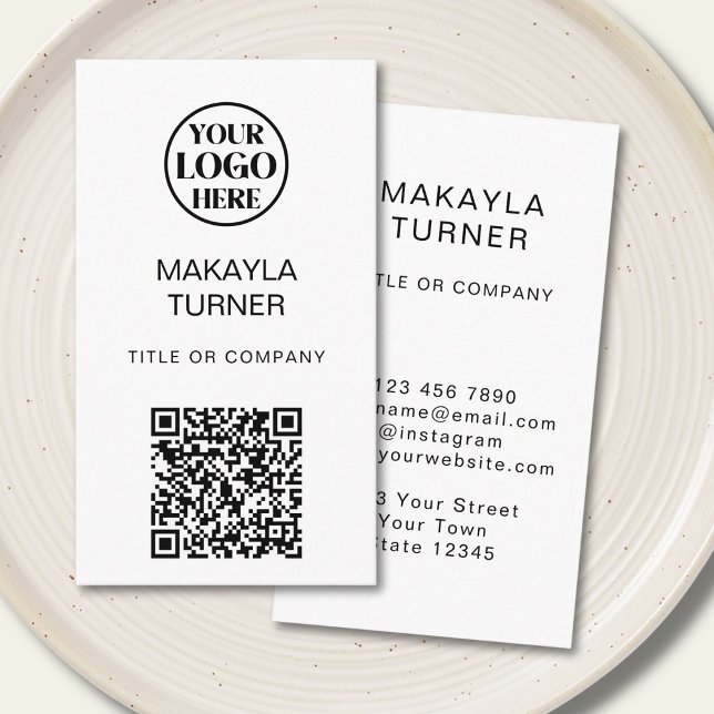 QR-Code Business Professional Logo Visitenkarte (Von Creator hochgeladen)