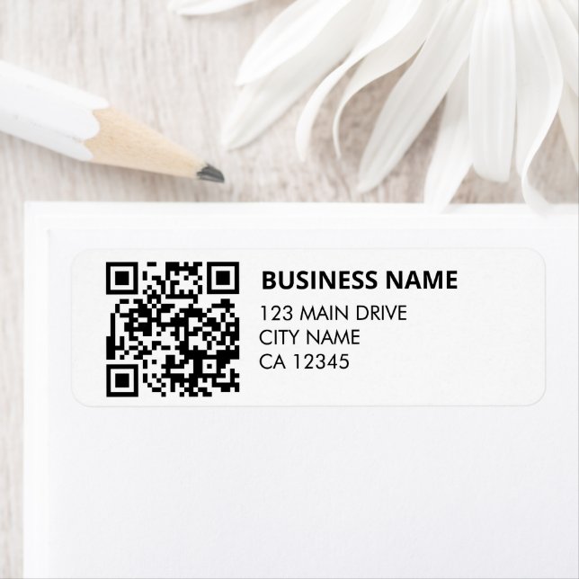 QR Code Business Rücksendeadresse Beruflich (Insitu)