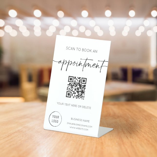 QR Code Business Sockelschild (Von Creator hochgeladen)