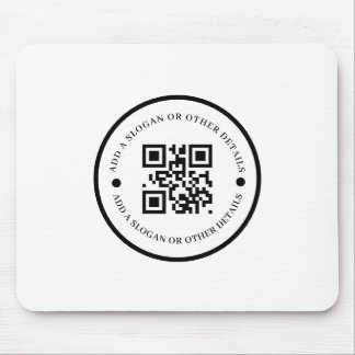 QR Code Company Website Promo mouse pad Mousepad