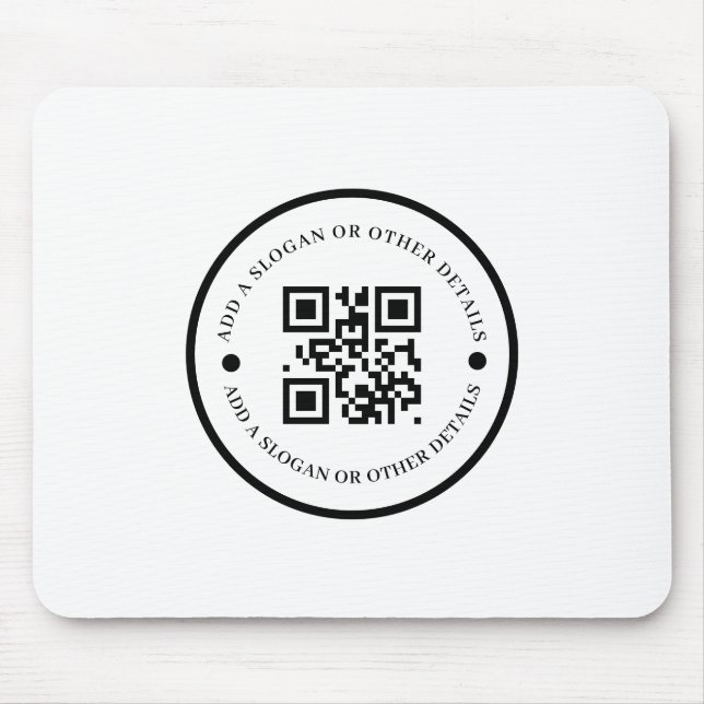 QR Code Company Website Promo mouse pad Mousepad (Vorne)