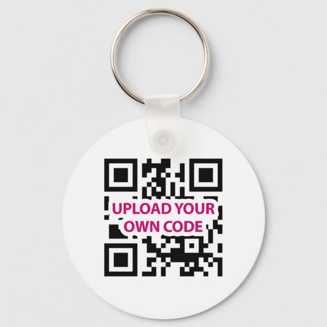 QR Code Customizable Schlüsselanhänger (Vorderseite)