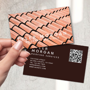 QR-Code-Dachdeckerarbeiten Visitenkarte