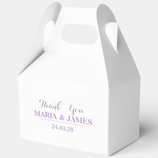 QR CODE - Danke, Box Geschenkschachtel (Vorderseite)